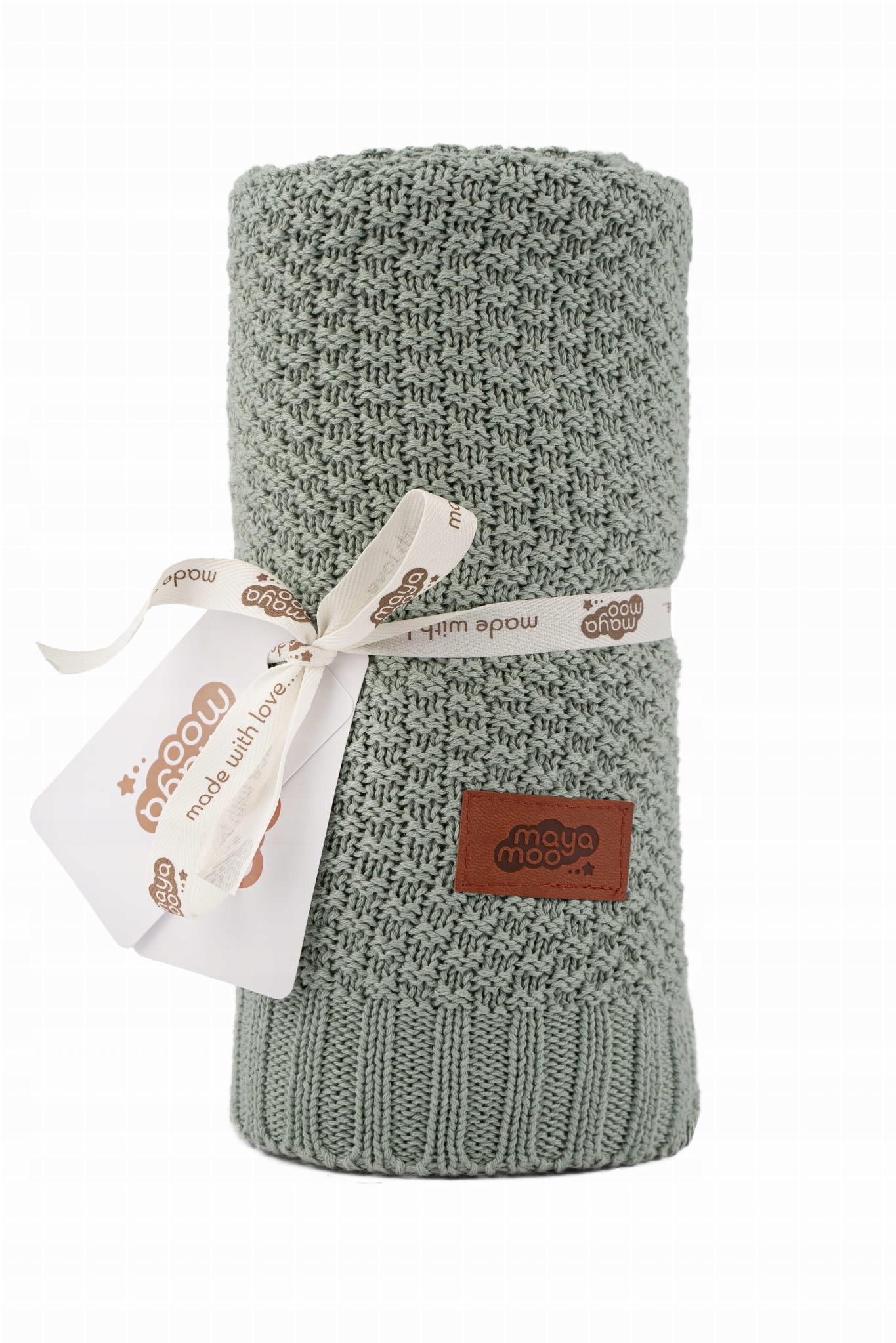 

Kocyk Dziecięcy Bambusowy Mayamoo 80x100 Miętowy