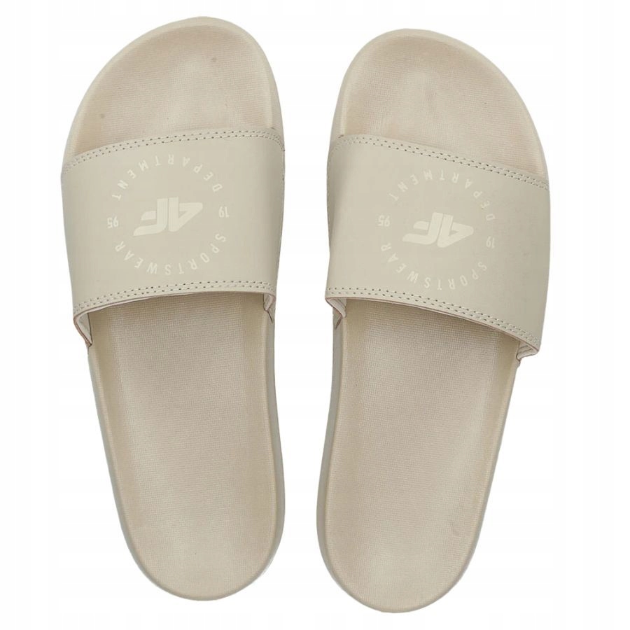 KLAPKI DAMSKIE 4F SPORTOWE GUMOWE BASENOWE NA LATO PO DOMU PIANKOWE Kolekcja na basen-sportowe-plażowe-lato