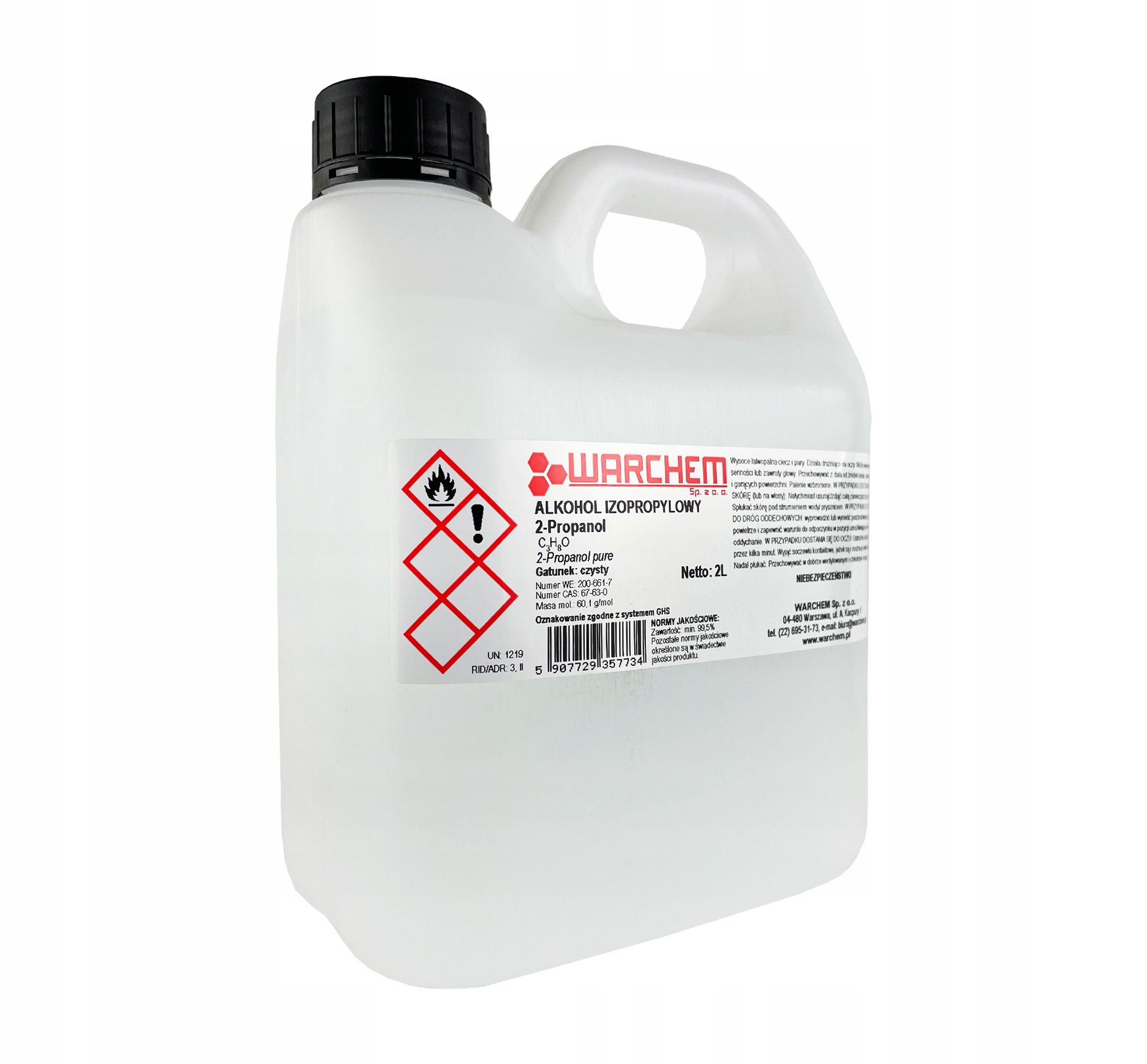 

Izopropanol (2-PROPANOL) czysty 2L