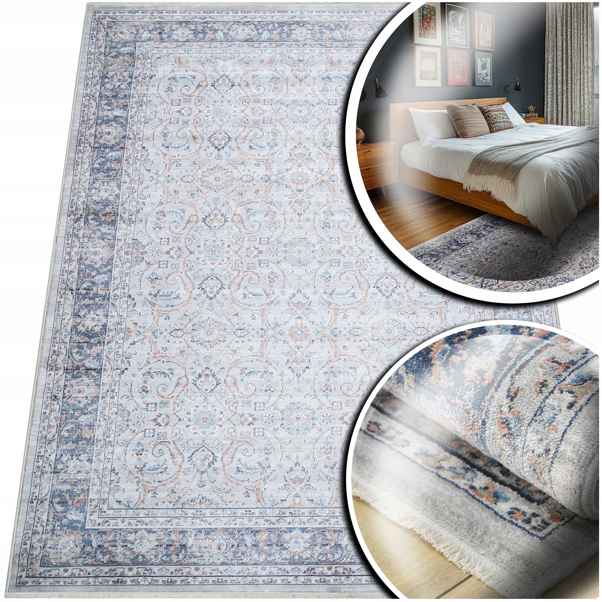 Barevný Koberec Do Obývacího Pokoje San Sebastian Koberec Do Ložnice Vintage 160x244