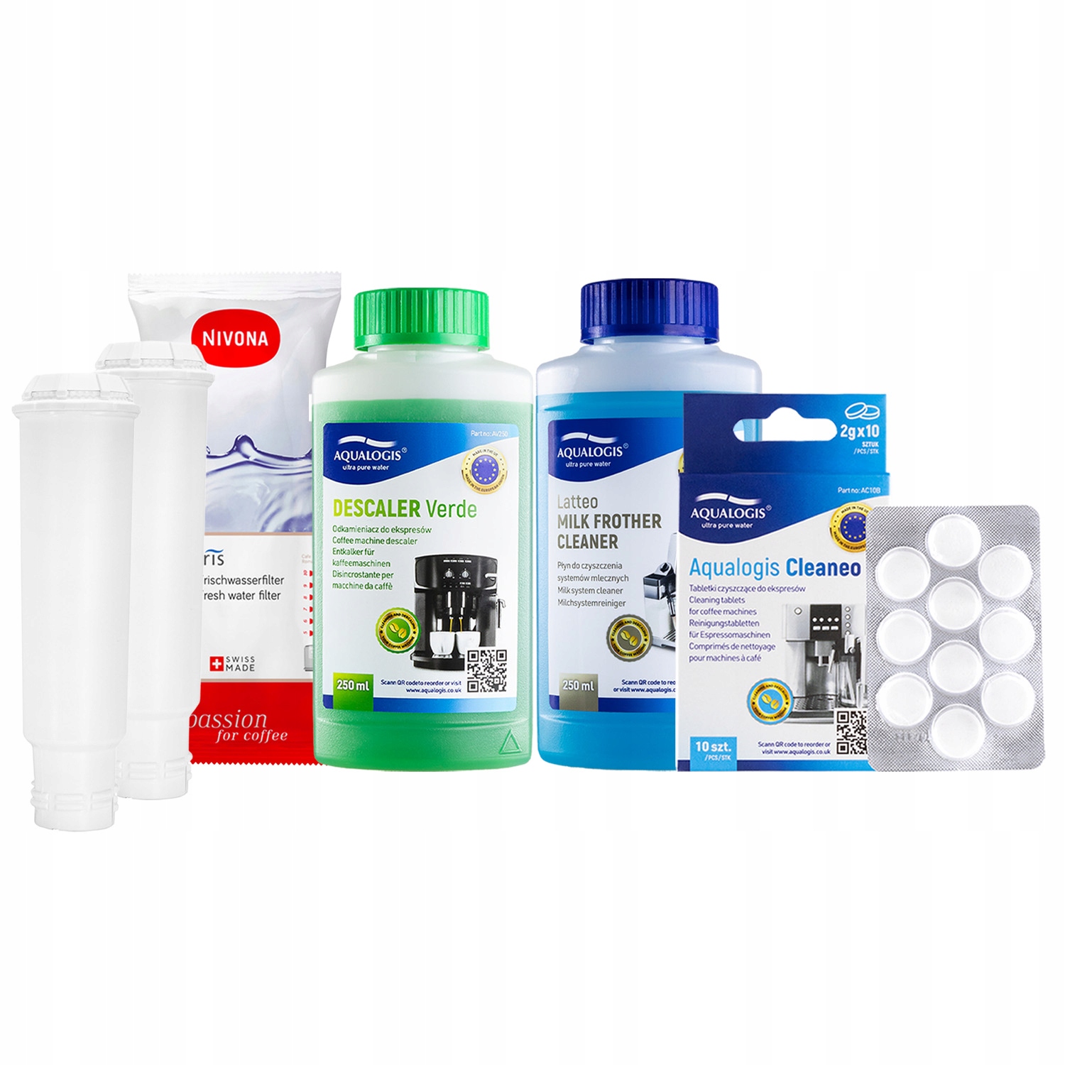 x2 Filtr pro kávovar Nivona Čisticí tablety Odvápňovač Tekutina