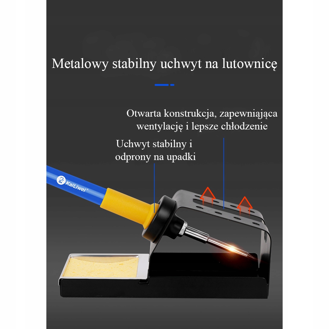 LUTOWNICA TECHREBAL T12-X OLED 75W STC +AKCESORIA Zasilanie sieciowe