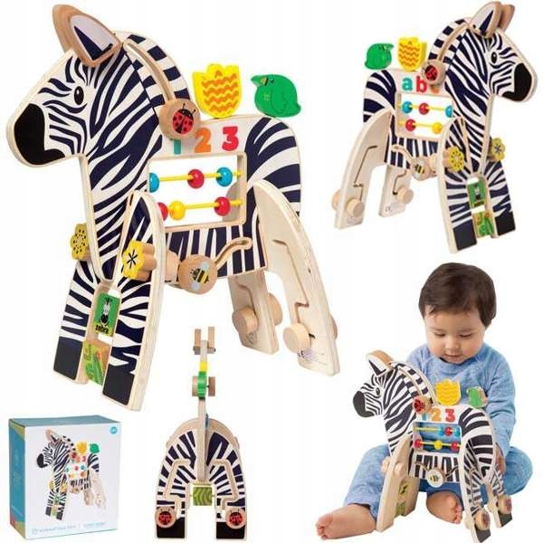

Kostka Edukacyjna Zebra Motoryczna Manhattan Toy