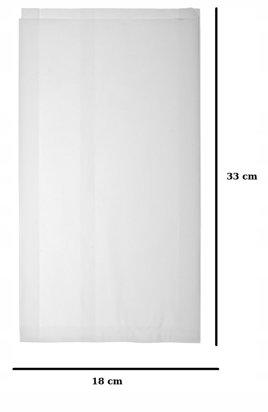 TOREBKI PAPIEROWE TORBY ŚNIADANIOWE 18x33CM100 SZT Marka Biuro-Servis