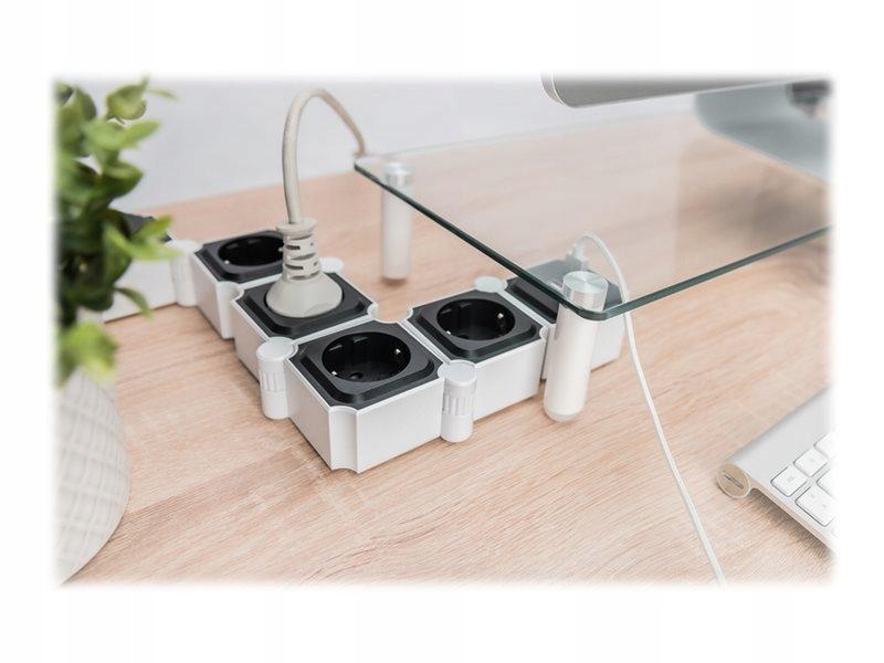 Digitus DA-70620 Flexible power strip 3680 W 250VAC 50 Hz 4x safety outlet