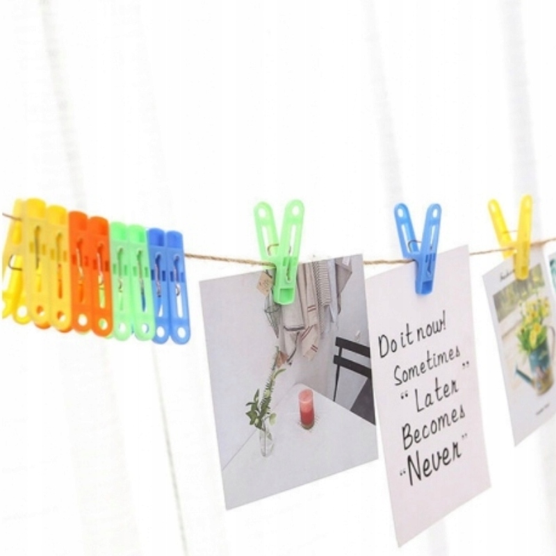 KLAMERKI SPINACZE DO PRANIA UBRAŃ BIELIZNY PLASTIKOWE 20 SZTUK Stan opakowania oryginalne