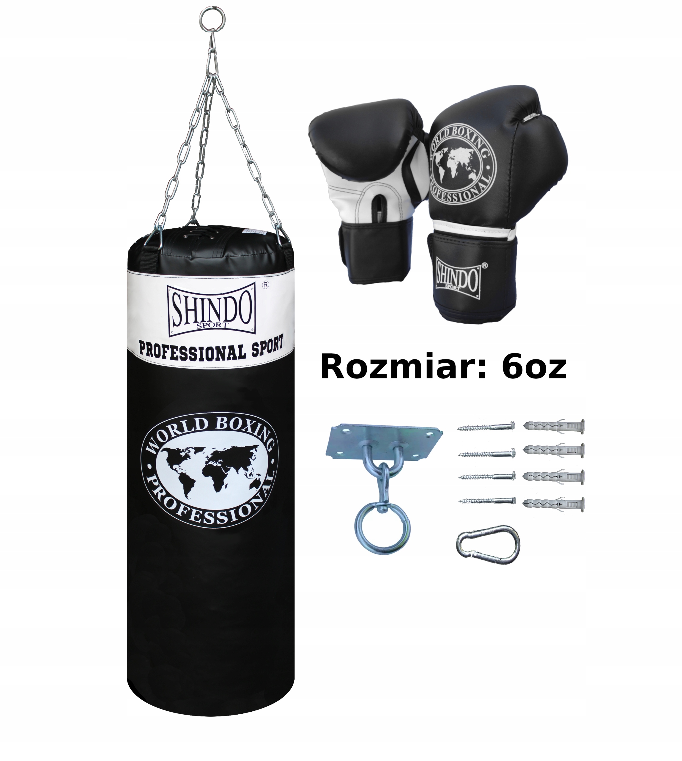 Worek Bokserski Łańcuch 90 CM Zestaw Dla Dzieci B