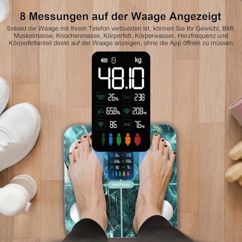 Waga osobowa Na Tkankę tłuszczową i masą mięśniową, 15 danych — miniatura 3