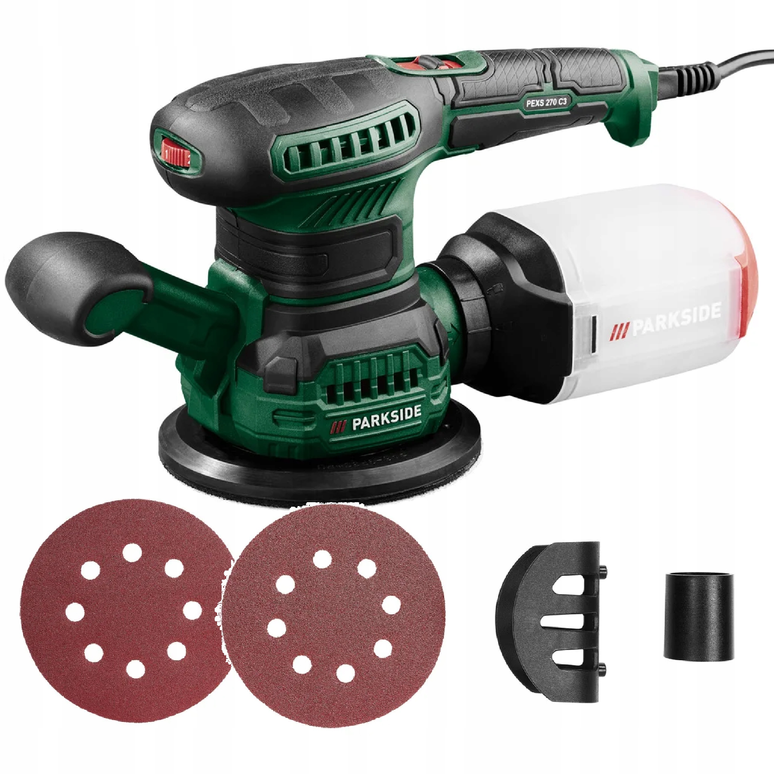 Szlifierka mimośrodowa sieciowe Parkside 300 W 230 V Pexs 300 C3 125mm