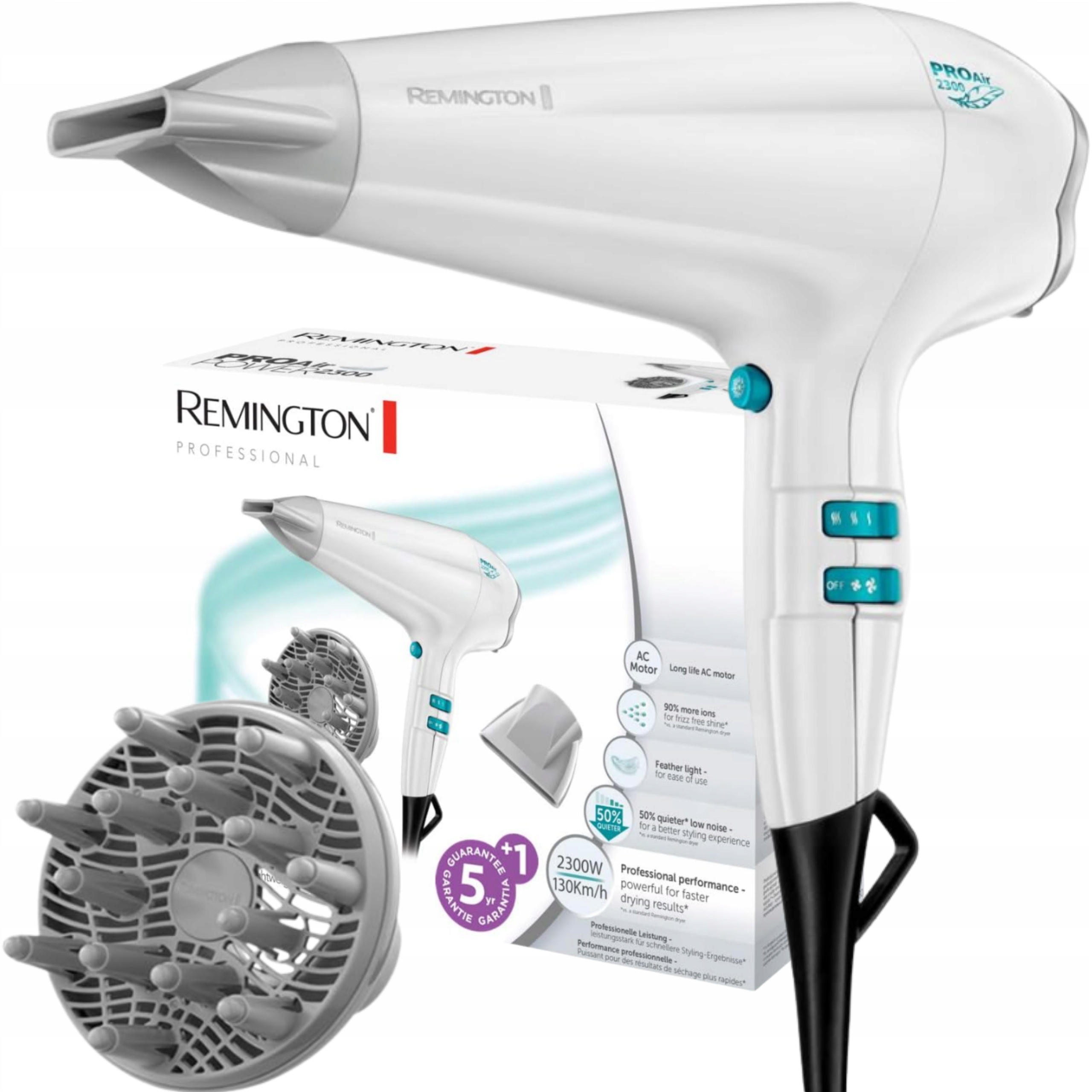 Suszarka Jonizująca Do Włosów Remington AC6330 Do Suszenia Zmny Nawiew