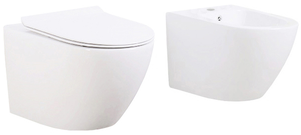 ZESTAW PODWIESZANY SLIM MISKA WC + BIDET