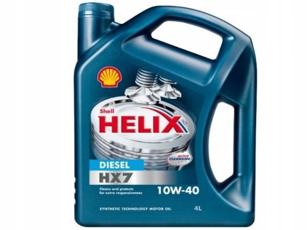 

Shell 10W40 4L. Helix HX7 Diesel Silnikowy Olej