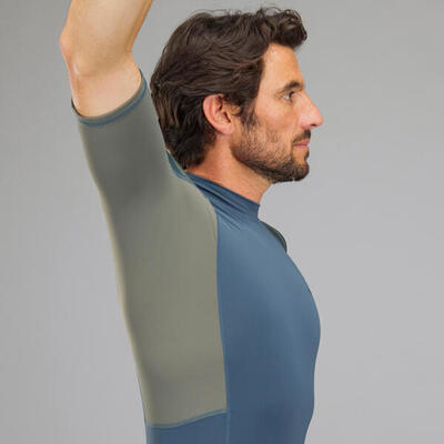 Top UV surfingowy męski Olaian 500 krótki rękaw Rękaw krótki rękaw