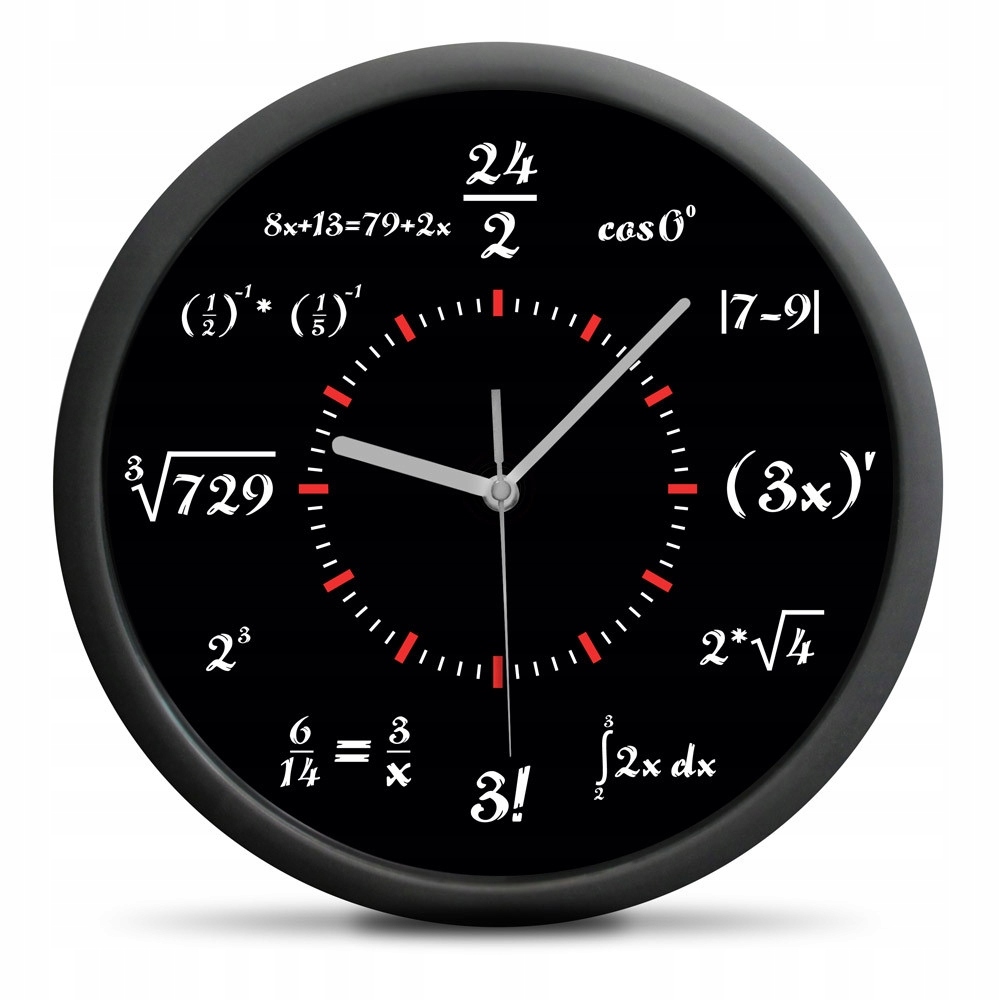 

Zegar Matematyka Programisty Informatyka