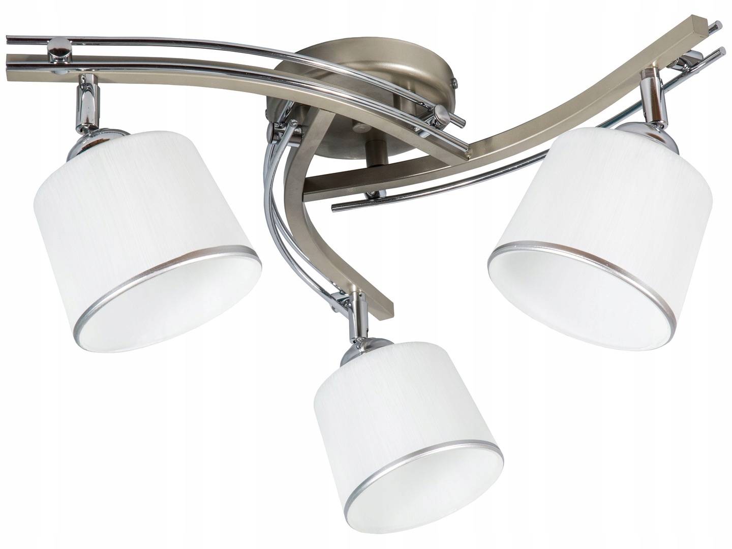 

Lampa Wisząca Żyrandol 60W Led Szklane Klosze E27