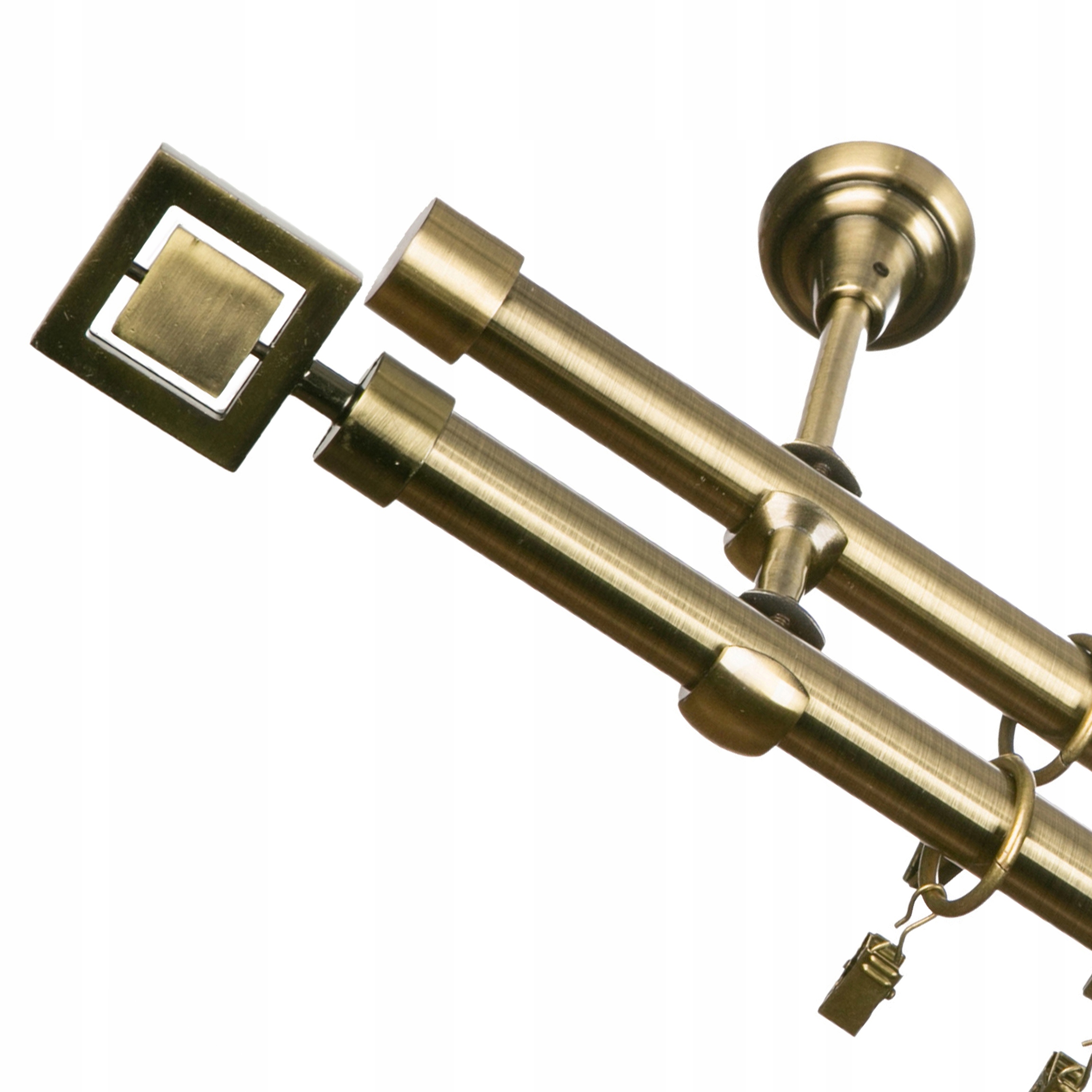 

Karnisz Metalowy Podwójny 19+19 mm 100cm