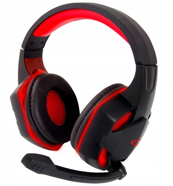 SŁUCHAWKI GAMINGOWE ZESTAW DLA GRACZY Z MIKROFONEM Stan opakowania oryginalne