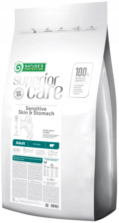 Nature's Protection Skin&Stomach sucha karma dla psa Jagnięcina 10 kg