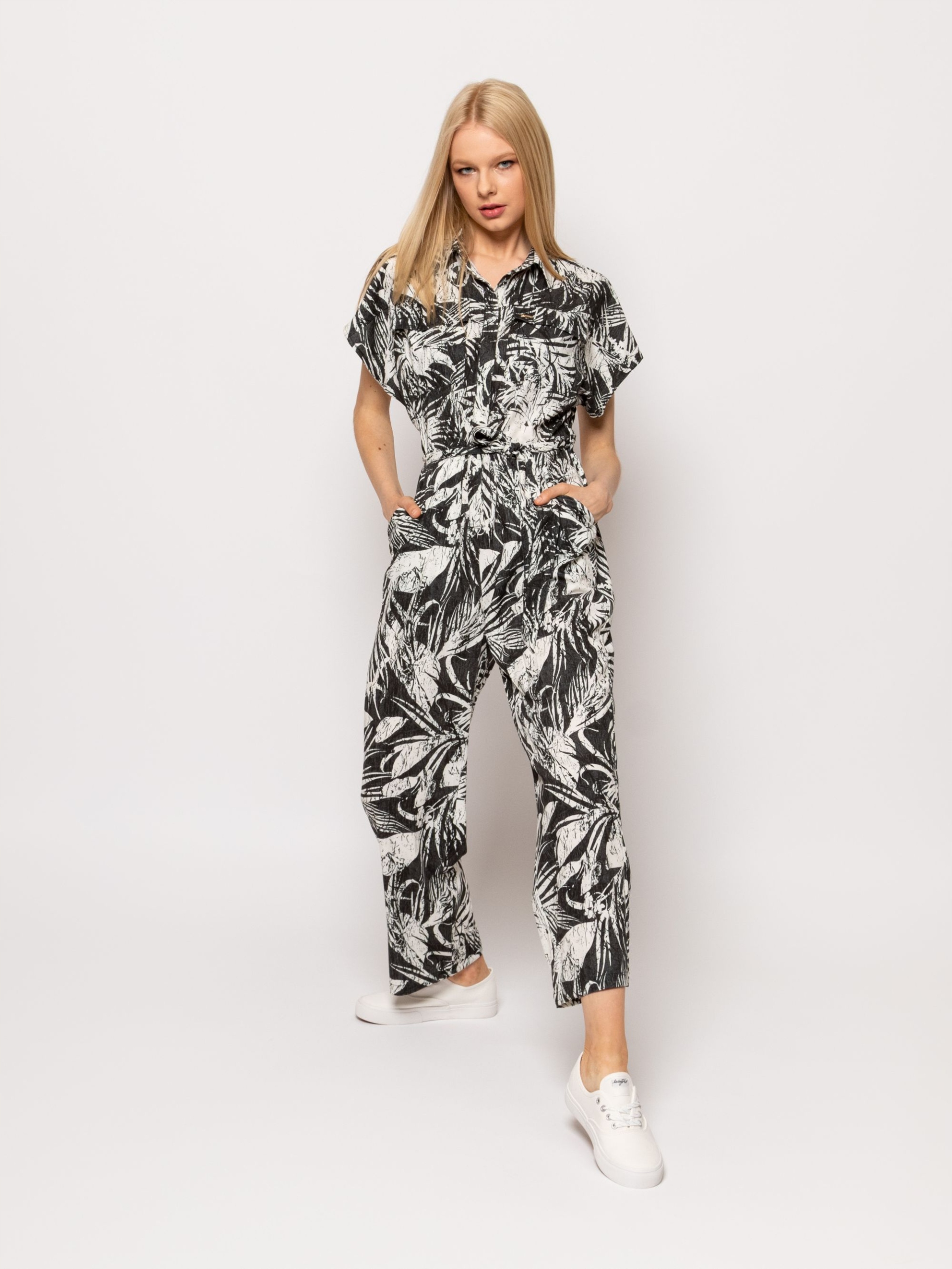 Heavy Tools Dámská Letní Kombinéza Vittil Palms Hnědá