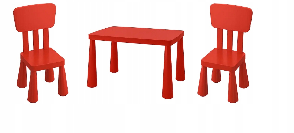 

Ikea Mammut Stolik Dwa Krzesełka Zestaw Dziecięcy