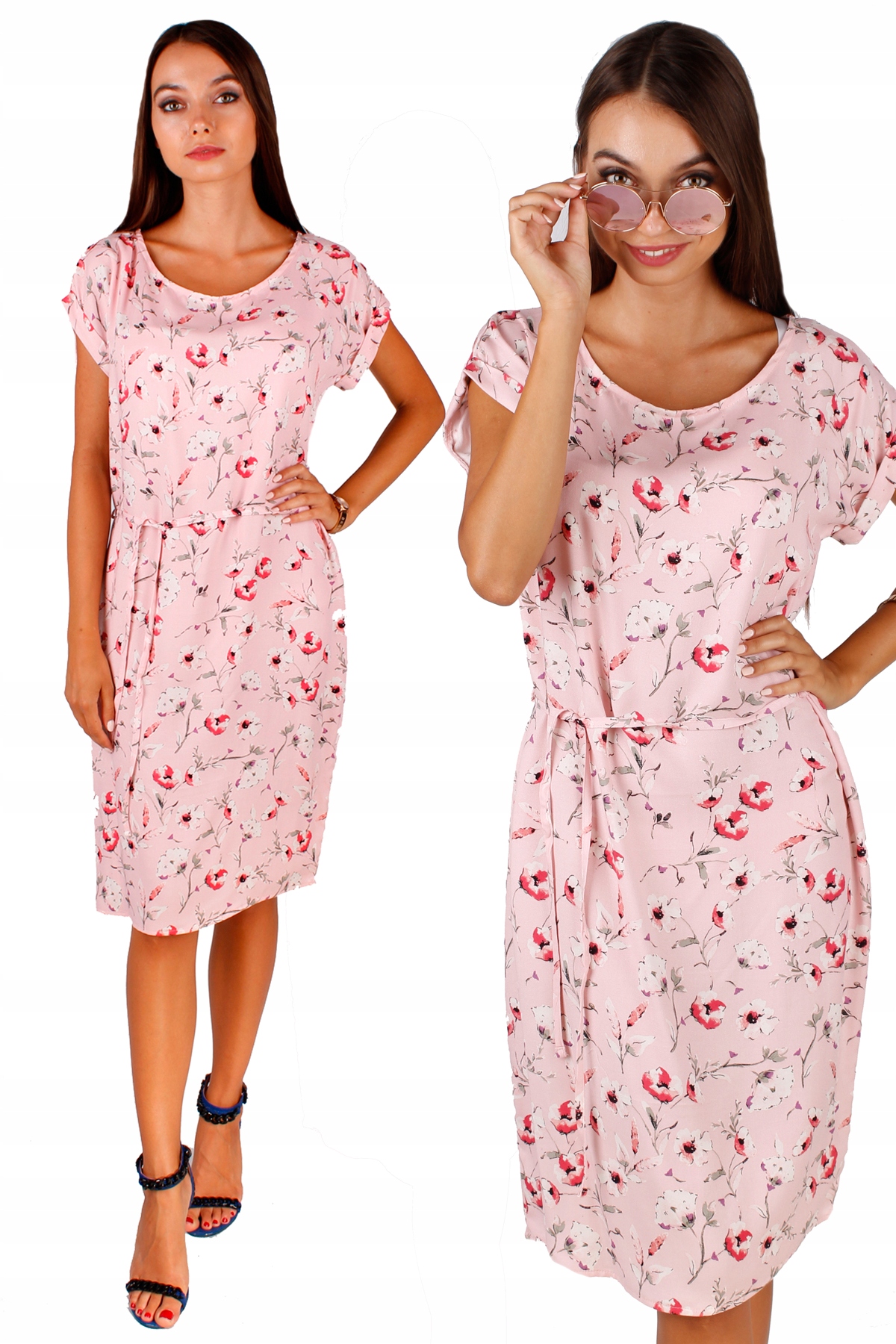 

Boho Sukienka Letnia Likwidacja -80% 01167XLROZ