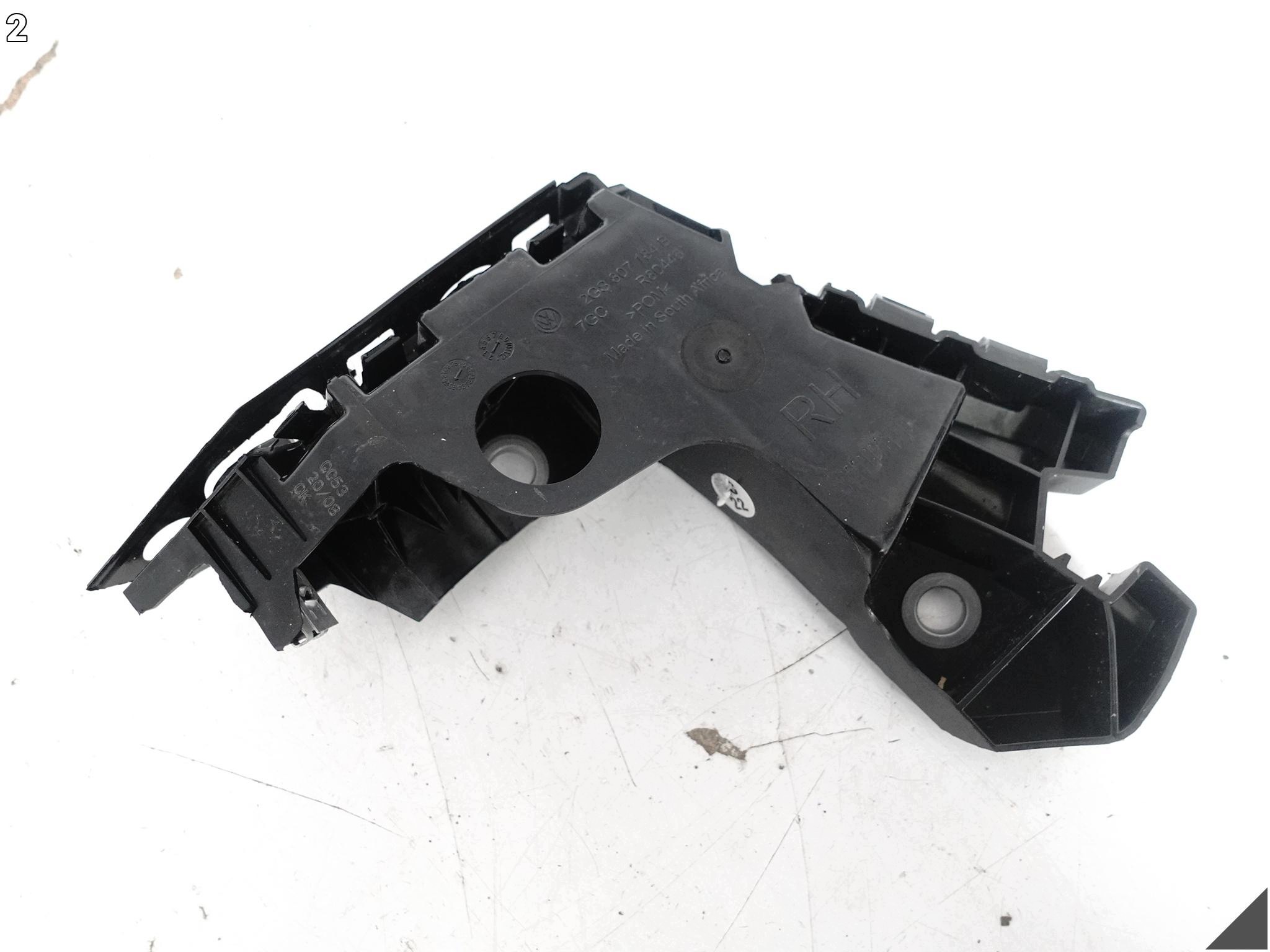 VW POLO VI 6 2GS 2G0 17- support holder console W bumper front right