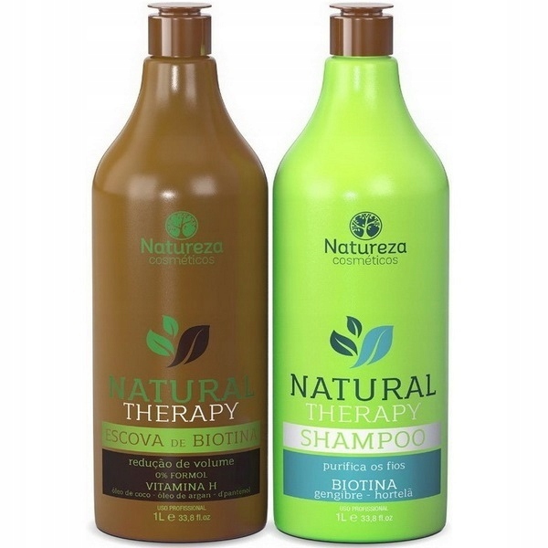 Natureza Natural Therapy De Biotina Nanoplastia na vlasy 1+1 l