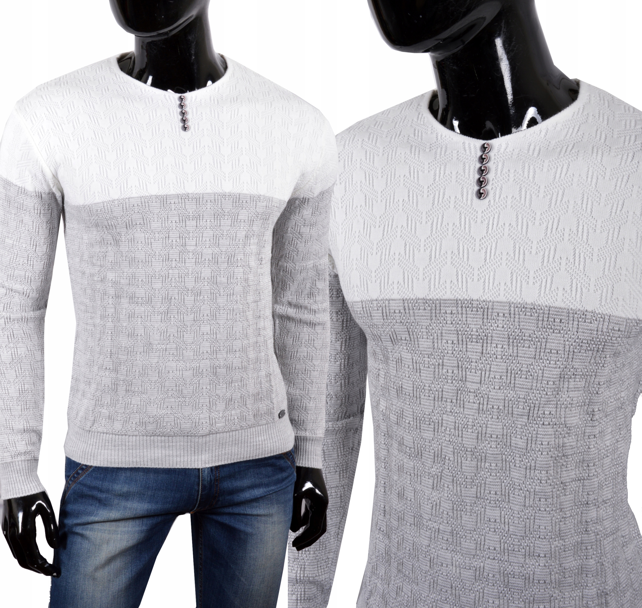 Pánský svetr V-neck Bluza Elegantní Casual