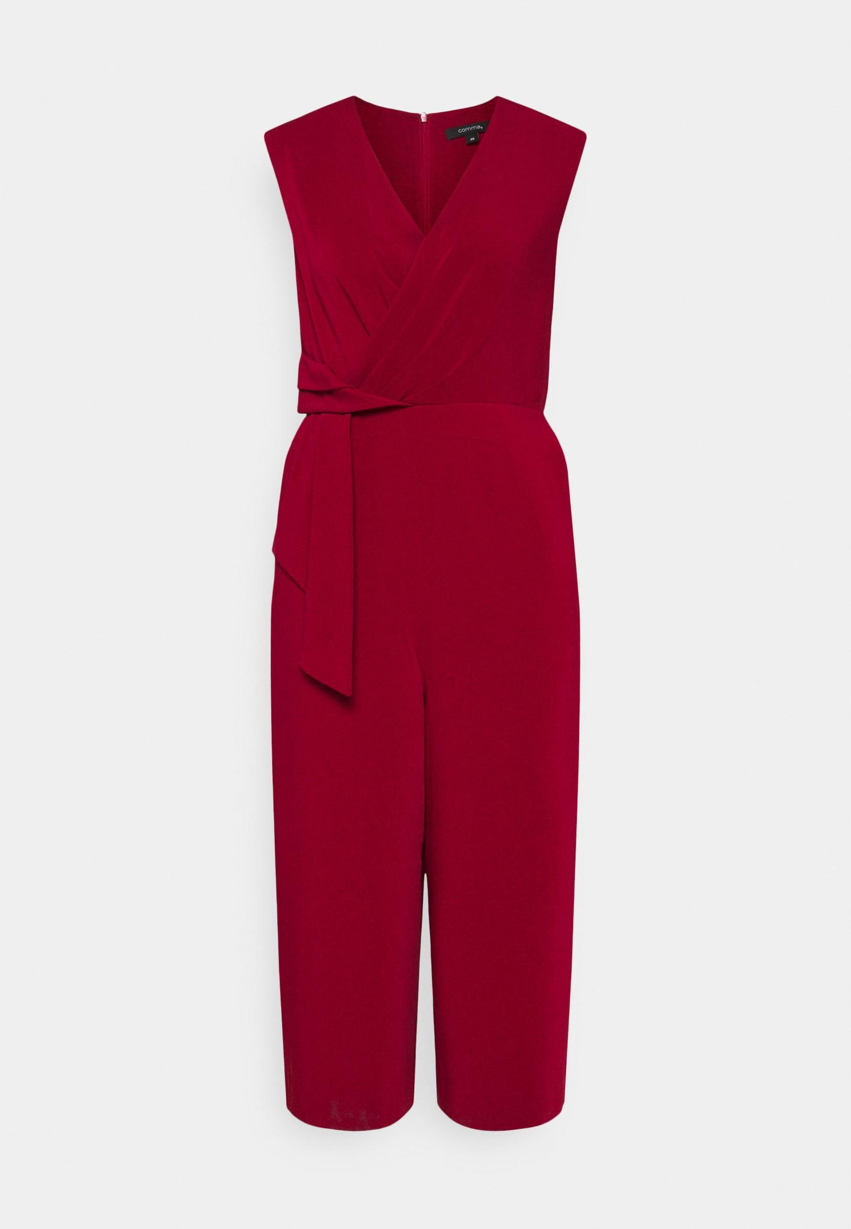 Comma Kombinéza Červená MIDI 38 M Rzm M