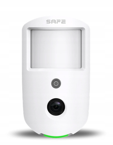 Safe Motion Cam, biela Bezdrôtový duálny Pir detektor pohybu s fotokamerou