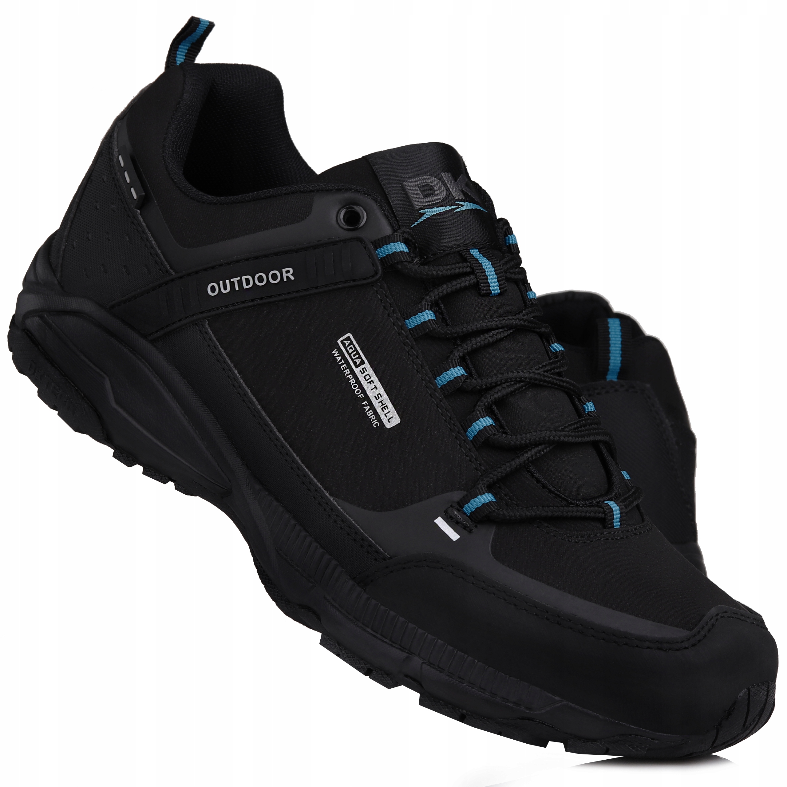 Buty męskie trekkingowe Dk Predator Low 1096 Blk Blue M Softshell