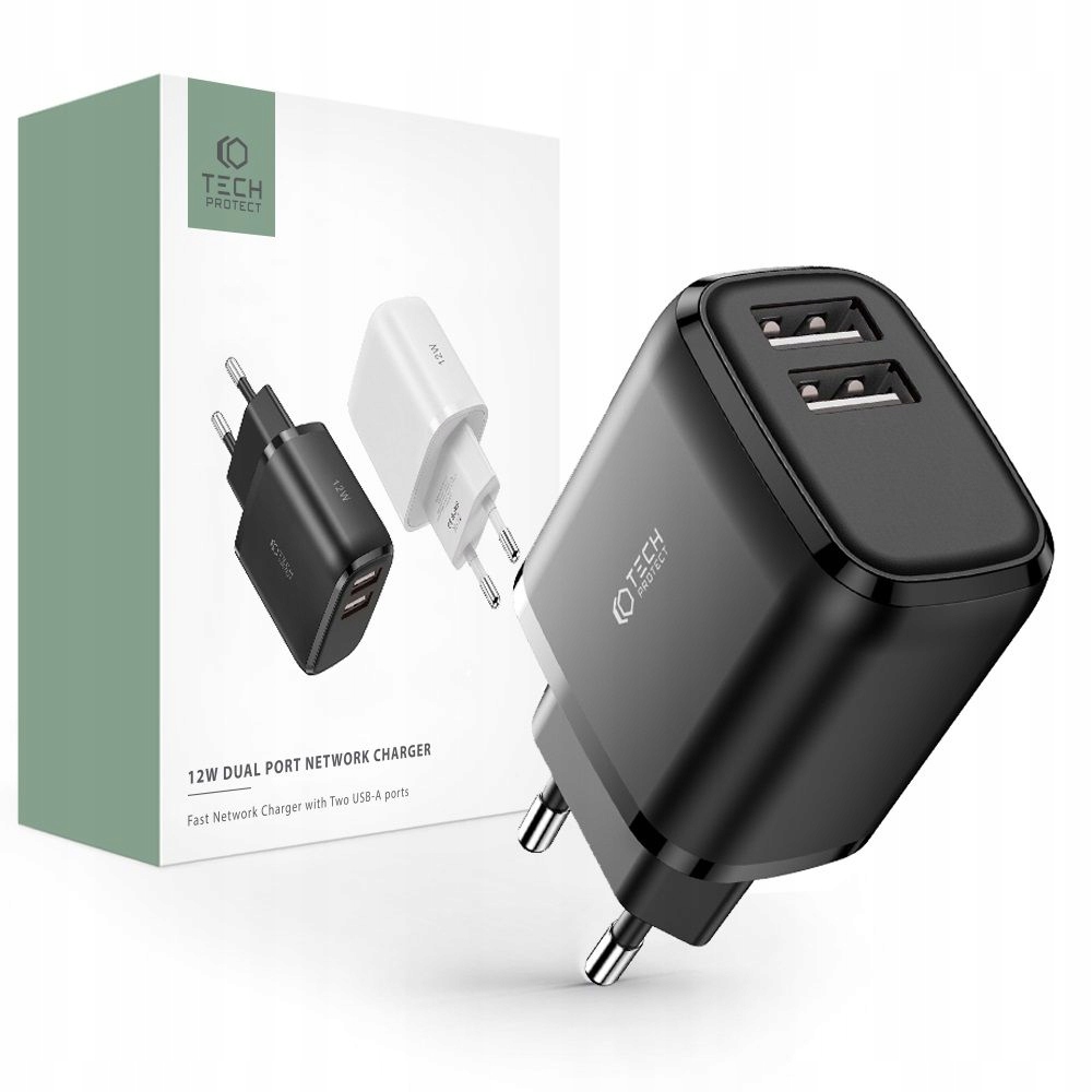 

Szybka Ładowarka Sieciowa 2 X Usb PD-12W QC3.0