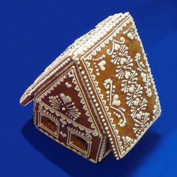 

zestaw foremek do piernikowej chatki 3D 15cm domek