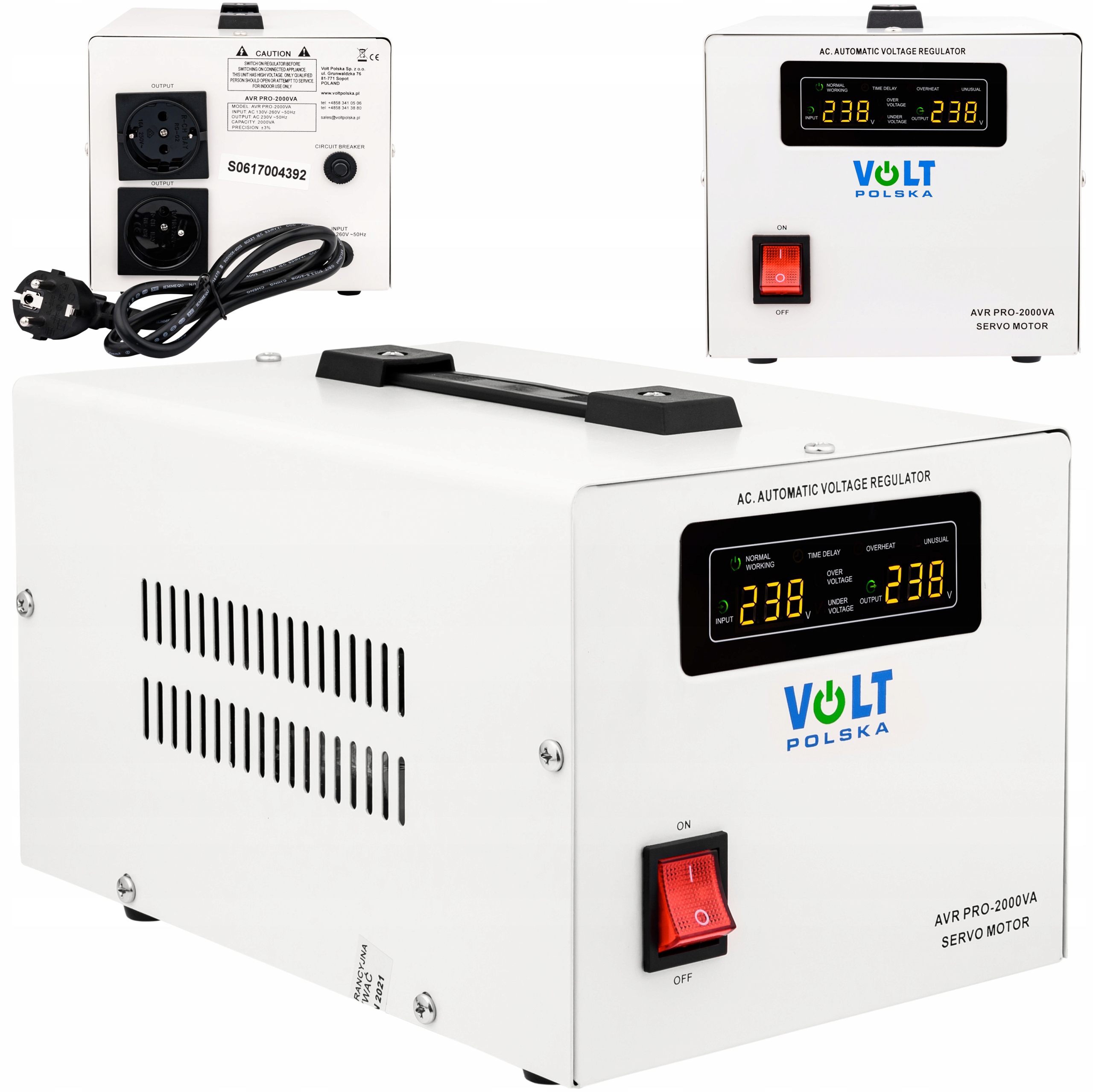 

Stabilizator Napięcia Avr Pro 2000VA Do Agregat 3%