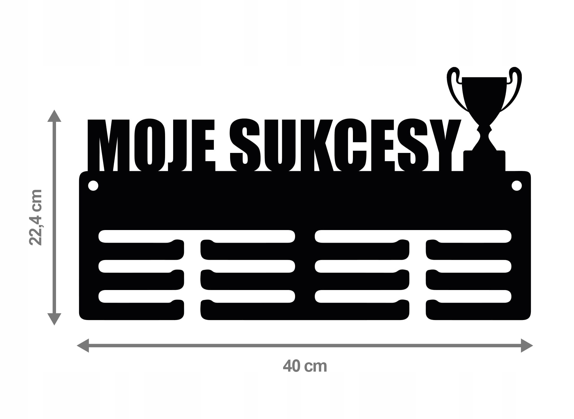 

Wieszak na medale Moje Sukcesy 40cm 21.2