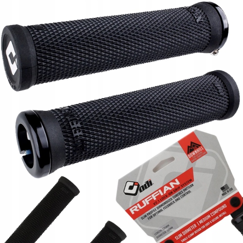Gripy Chwyty Rączki Odi Ruffian Lock-On Mtb Black wersja 2.1