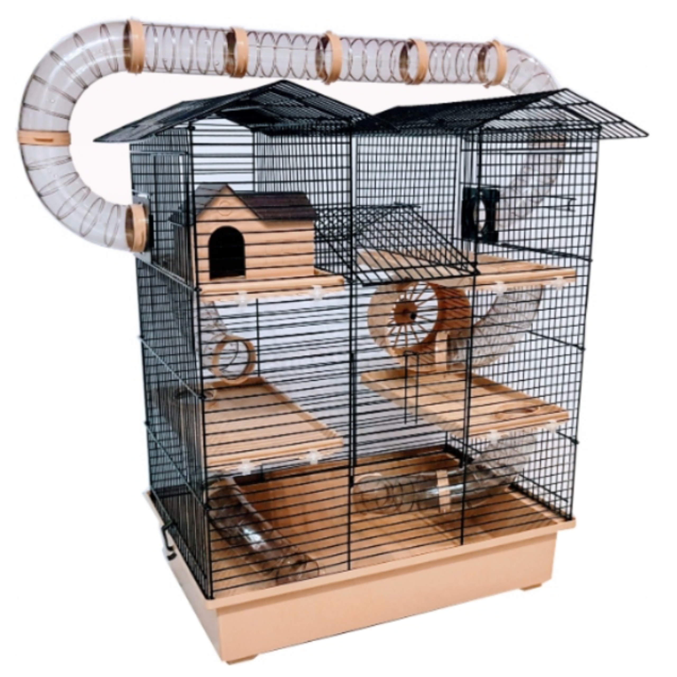 Levně Klec pro křečka Gryzonia myšky Velký malý hlodavec polský výrobek kvalita