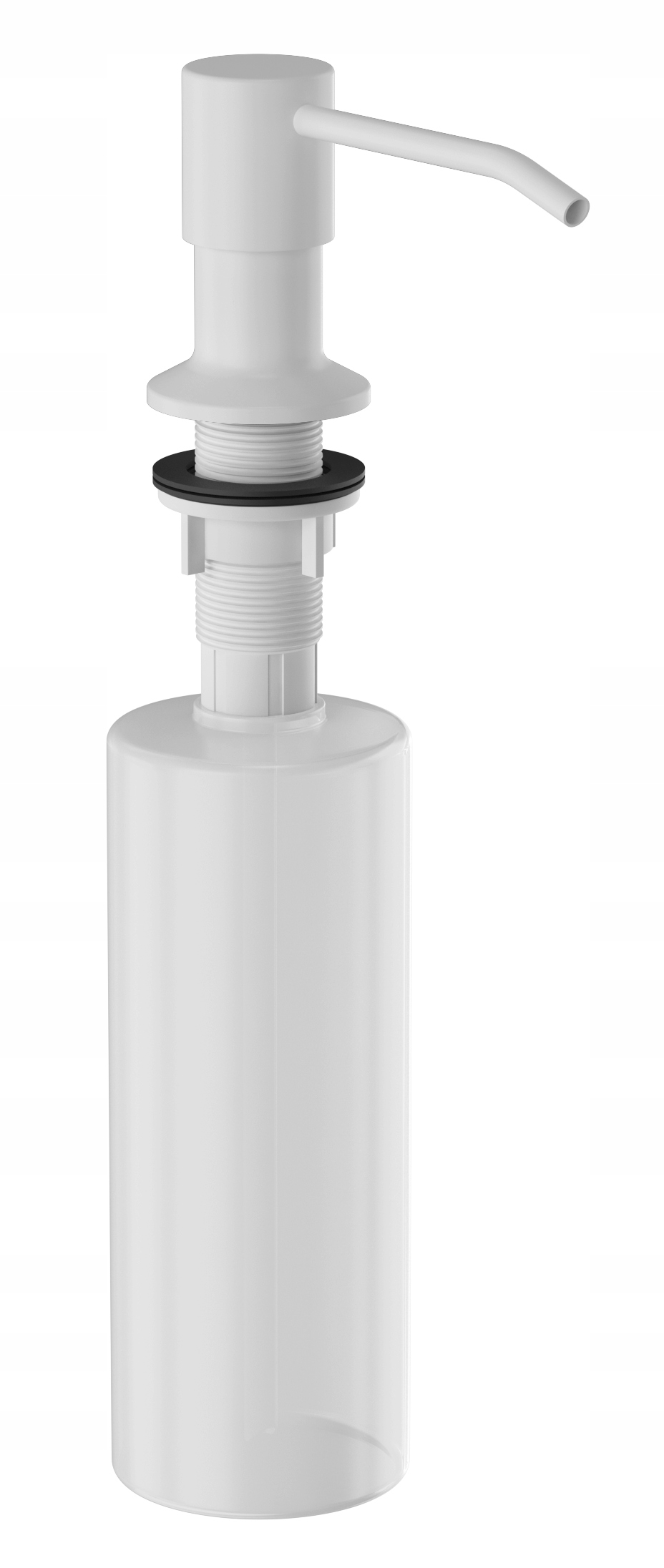 DOZOWNIK BIAŁY PŁYNU MYDŁA ZLEWOZMYWAK ZLEW GRANIT Pojemność pojemnika 360 ml