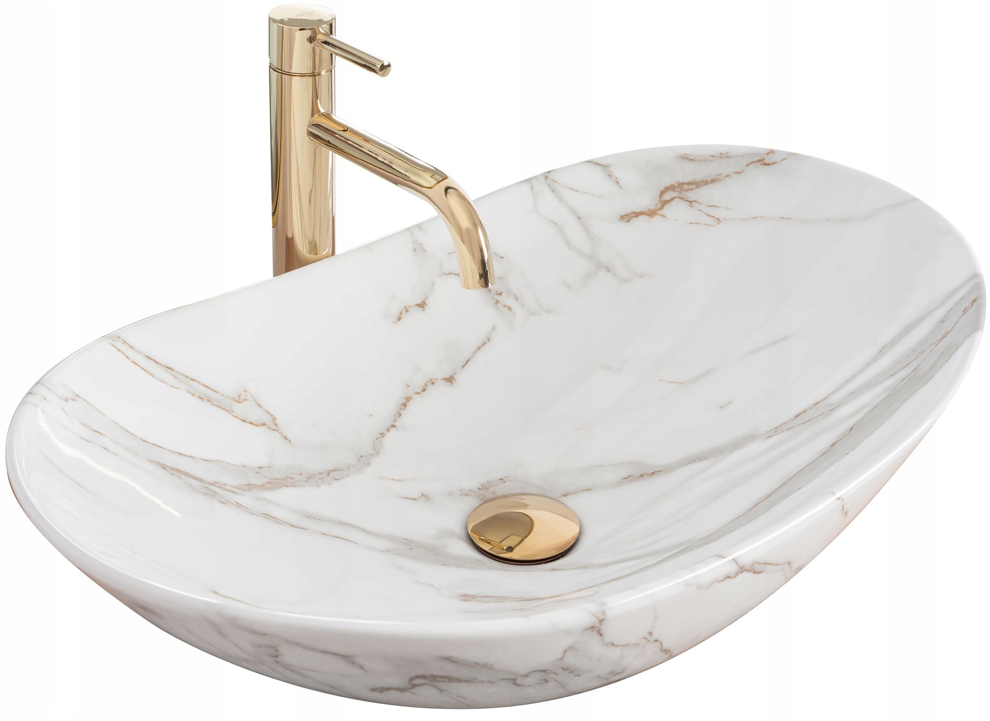 

Umywalka Royal Aiax ceramiczna blatowa marmur
