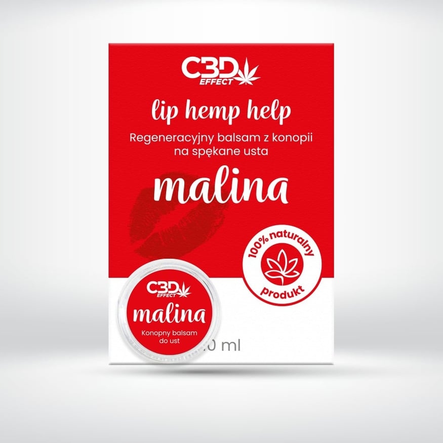 

Balsam konopny do ust 10ml Malina