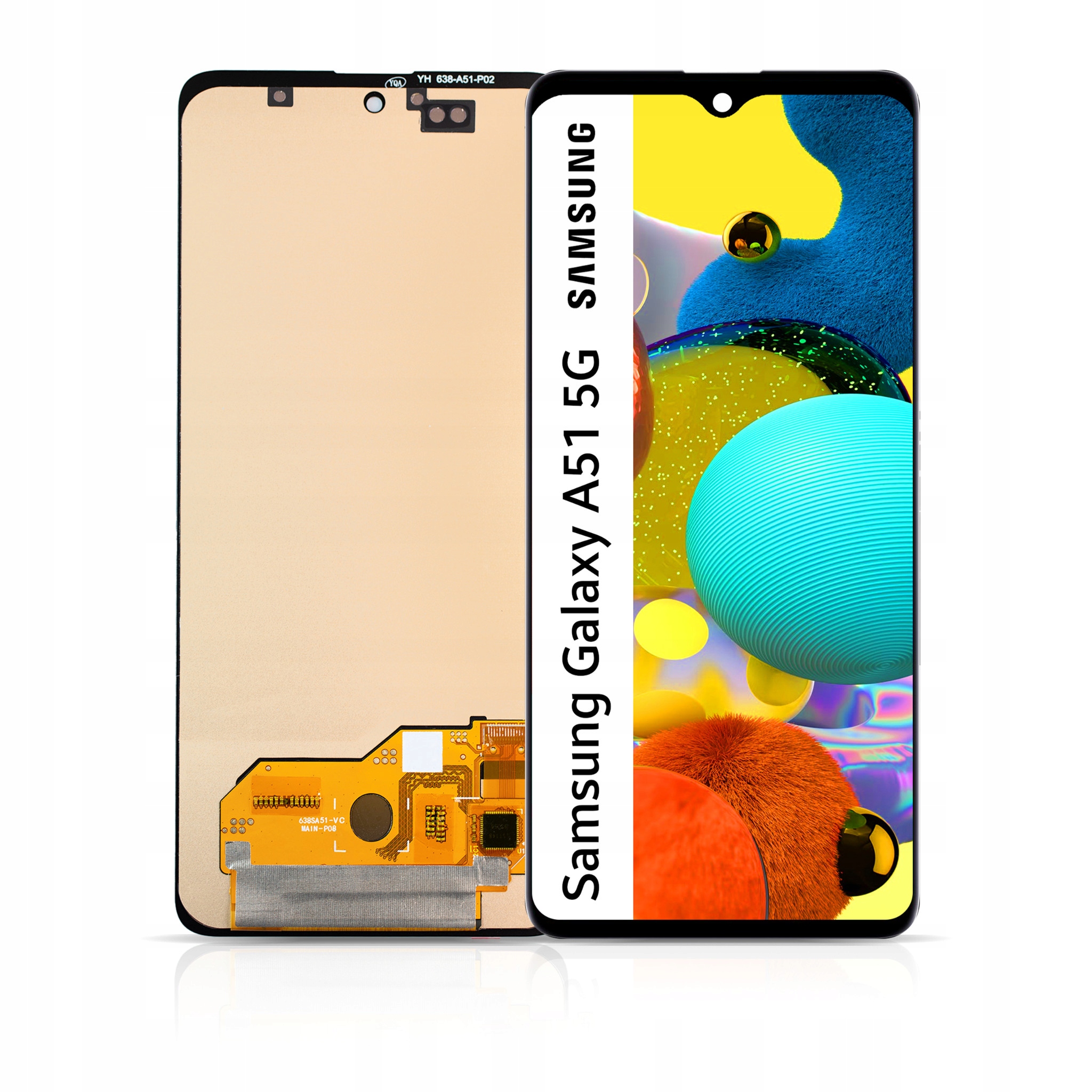 Oled pro Samsung Galaxy A51 5G LCD displej Digitizer Dotyk