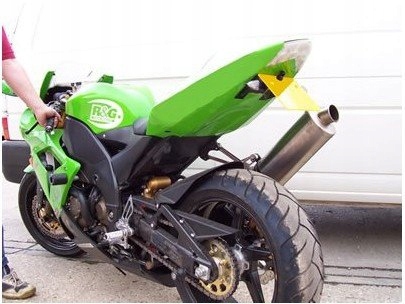 Padacie Protektory Classic Rg Racing Kawasaki ZX-10R 04-05 Čierne