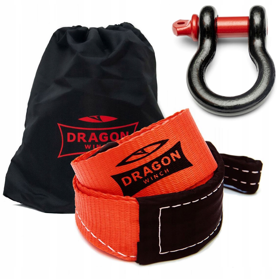 Dragon Winch x1 Szekla 1/1 8,5 t Pas 1,5 m 4T II naviják Off Road Quad