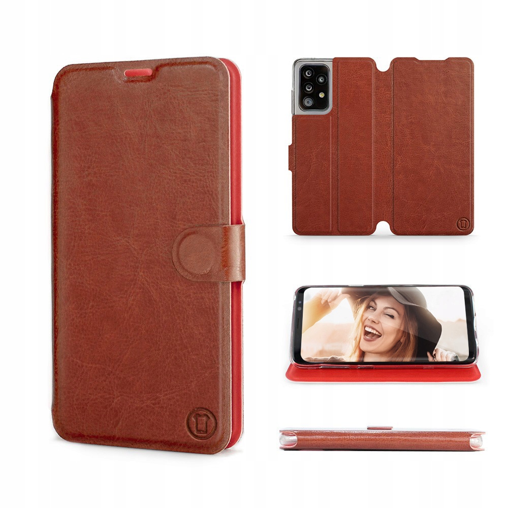 

Etui Mobiwear do Samsung Galaxy A52 - Brown_Orange
