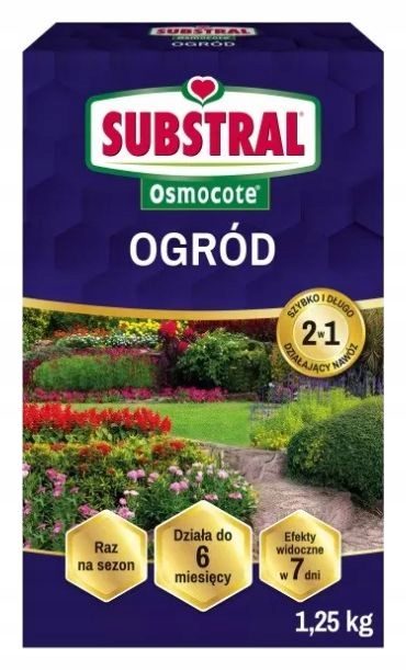 

Nawóz długodziałający Osmocote do ogrodu 1,25 kg