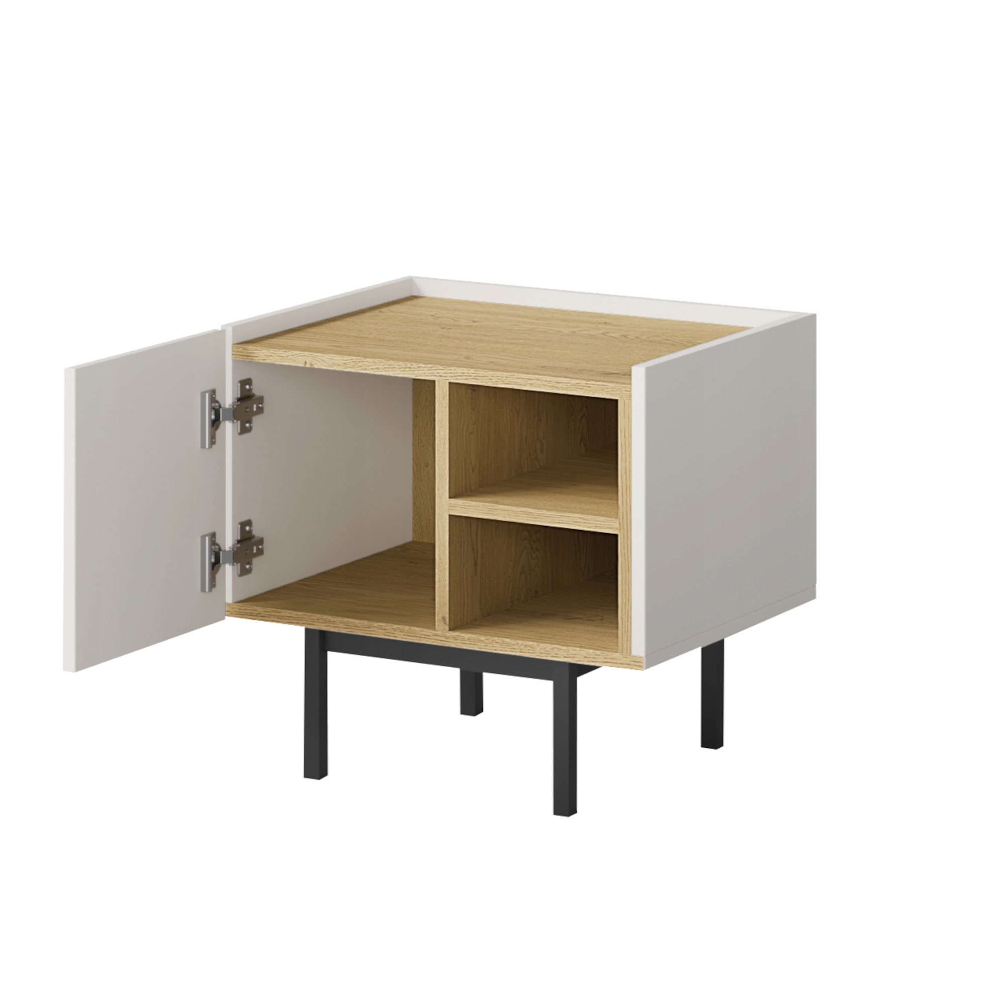 Szafka nocna lewostronna Noel 50 Kaszmir / Dąb Cremona