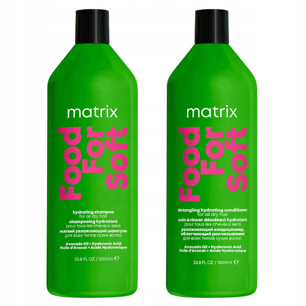 Matrix Food For Soft sada pro hydrataci suchých vlasů šampon kondicionér 1000