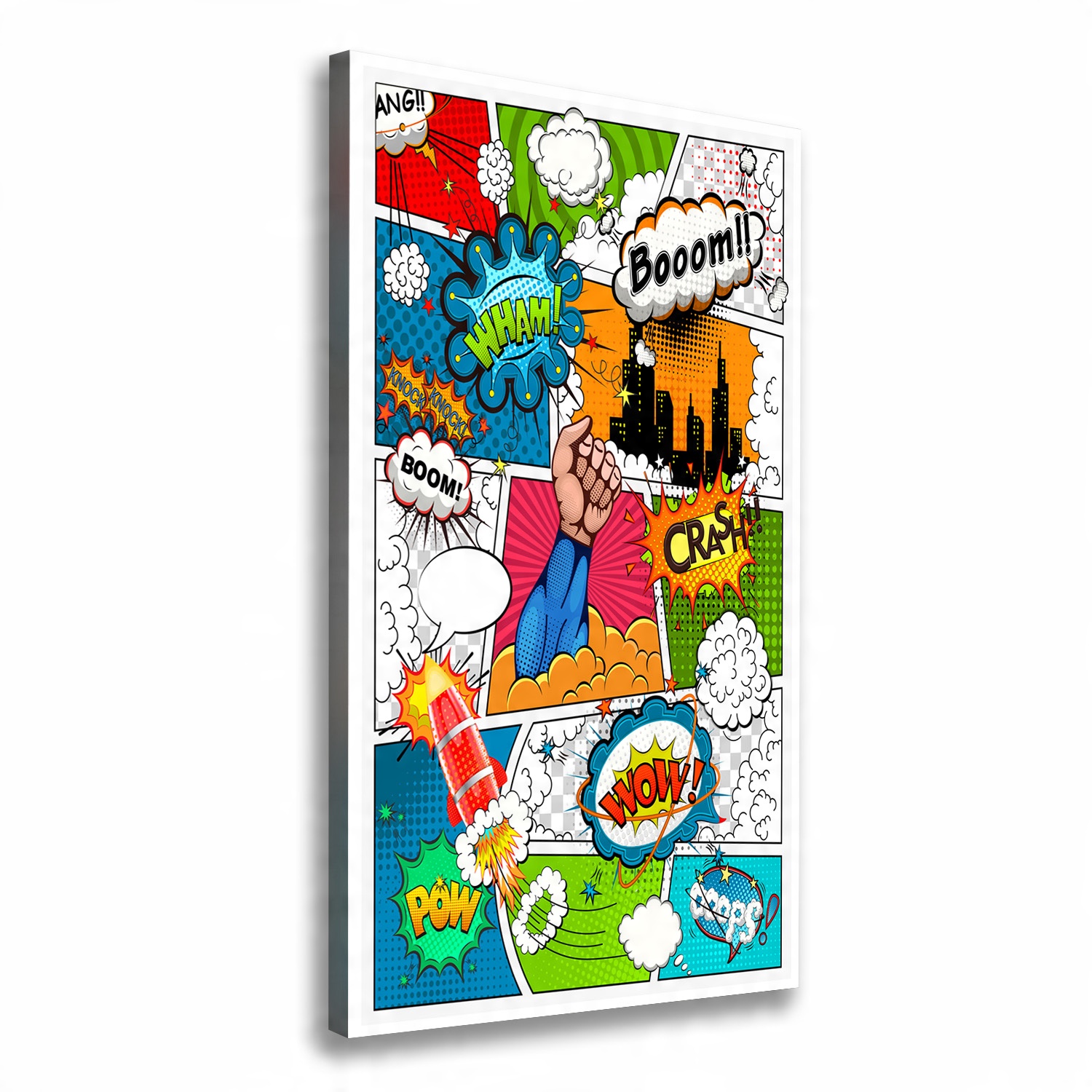 

Nowoczesny fotoobraz canvas na ramie Komiks 50x100