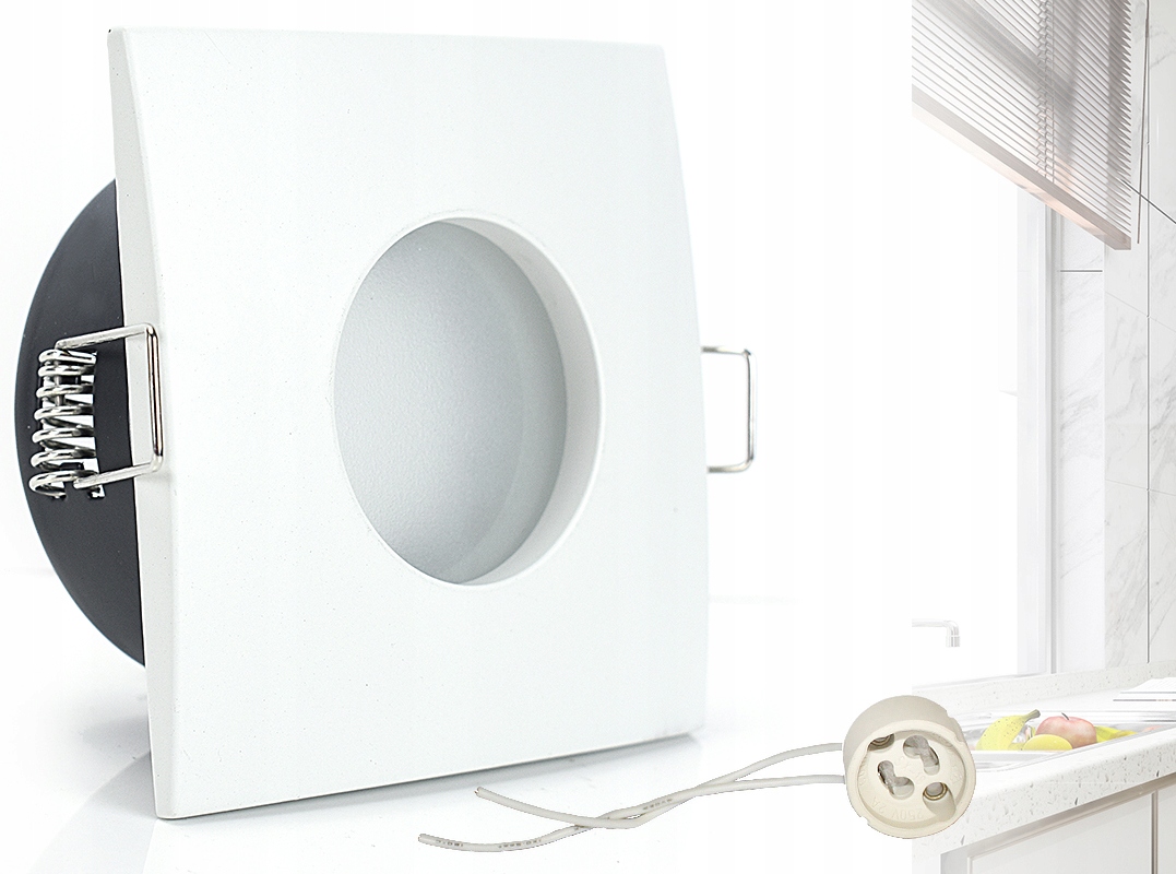 10X OPRAWKA SUFITOWA METALOWA DO ŻARÓWEK LED Zasilanie sieciowe