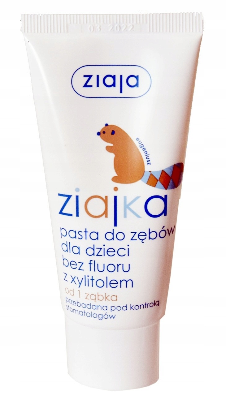 

Ziaja Ziajka pasta bez fluoru z xylitolem 50ml